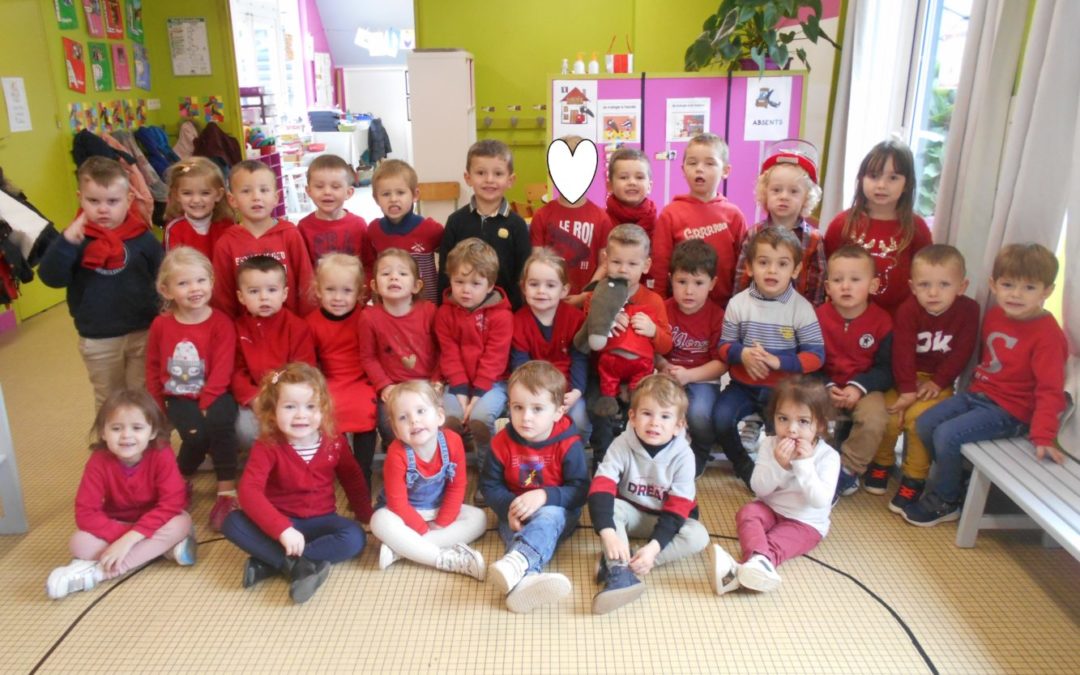 Journée rouge en maternelle