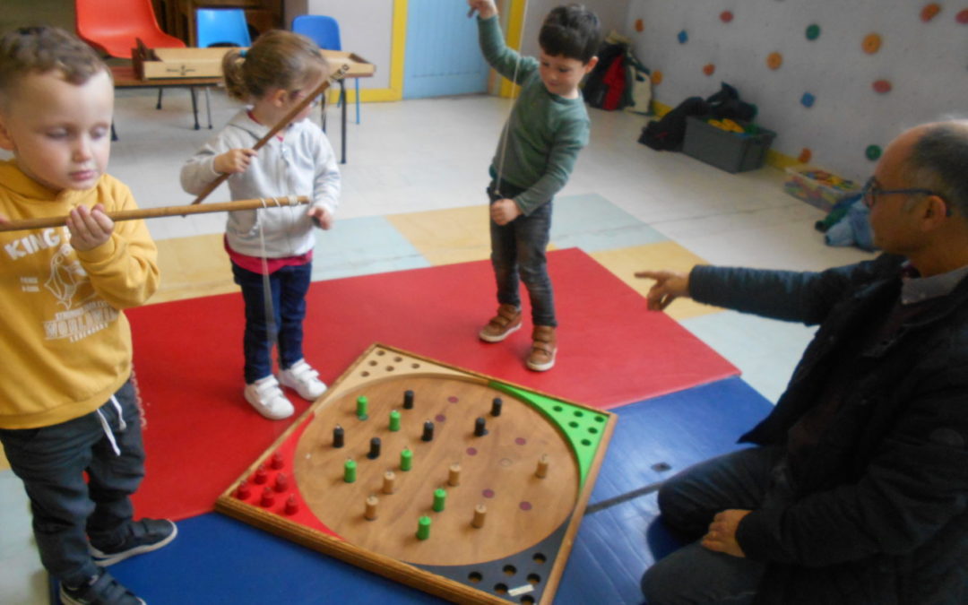 Semaine bleue en maternelle : lundi