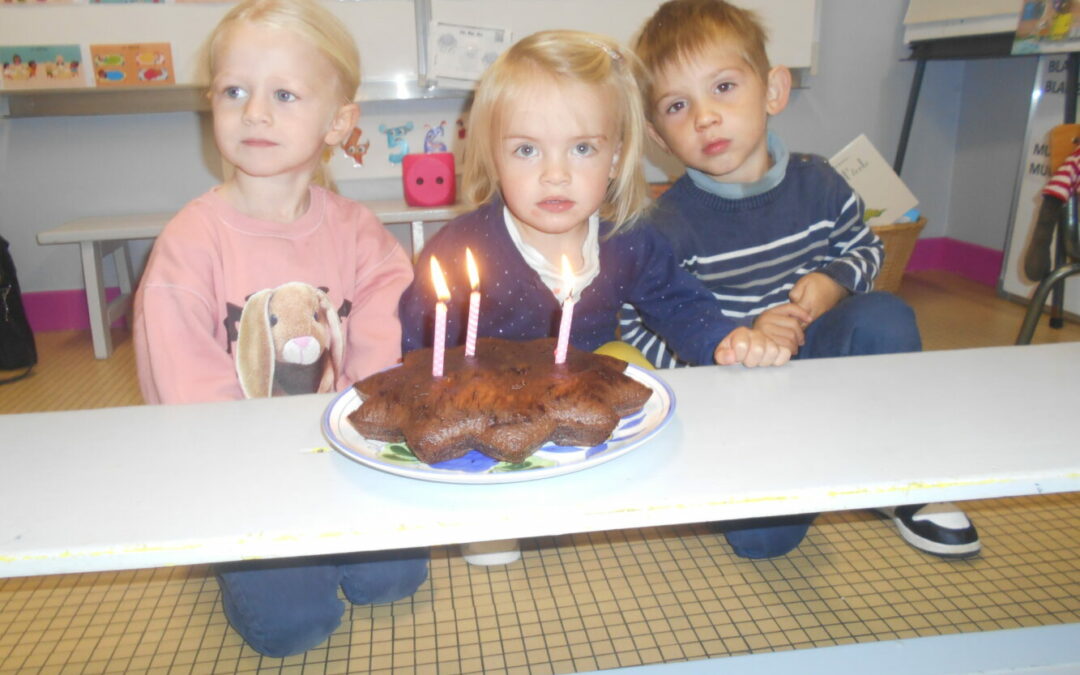 Les anniversaires de la 1ère période en maternelle